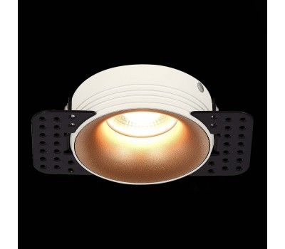 ST218.528.01 Св-к встр. Белый GU10 1*50W  IP20 D78xH30 165-265V Без ламп Встраиваемые светильники