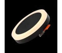 ST104.402.06 Светильник встраиваемый Черный LED 1*6W 3000K 468Lm Ra>80 120° IP20 D110xH20 170-240V Встраиваемые светильники ST104.402.06 Светильник встраиваемый Черный LED 1*6W 3000K 468Lm Ra>80 120° IP20 D110xH20 170-240V Встраиваемые светильники