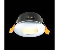 ST213.108.01 Св-к встр. Хром GU10 1*50W  IP44 D84xH50 220V Без ламп Встраиваемые светильники