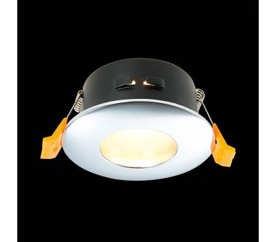 ST213.108.01 Св-к встр. Хром GU10 1*50W  IP44 D84xH50 220V Без ламп Встраиваемые светильники