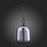SL1050.713.01 Светильник подвесной ST-Luce Черный/Дымчатый E27 1*40W BURASCA
