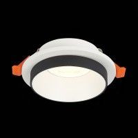 ST206.508.01 Св-к встр. Белый GU10 1*50W  D92xH38 220V Без ламп Встраиваемые светильники