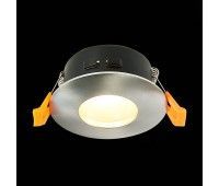 ST213.118.01 Св-к встр. Никель GU10 1*50W  IP44 D84xH50 220V Без ламп Встраиваемые светильники