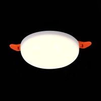 ST700.538.08 Св-к встр. Белый LED 1*8W 3000K 690Lm Ra80 180° IP44 D90xH20 85-265V Встраиваемые светильники