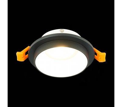 ST206.428.01 Св-к встр. Черный GU10 1*50W  IP20 D92xH38 220V Без ламп Встраиваемые светильники