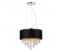 SL1350.403.04 Светильник подвесной ST-Luce Хром/Черный, Золотистый, Прозрачный E14 4*40W LACCHIA