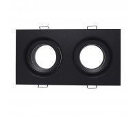 ST255.428.02 Св-к встр. Черный GU10 2*50W  IP65 L180xW90xH40 220V Без ламп Встраиваемые светильники