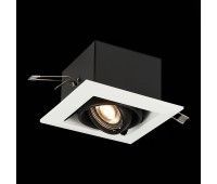 ST250.548.01 Св-к встр. Черный GU10 1*50W  L126xW126xH70 220V Без ламп Встраиваемые светильники