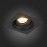 ST208.418.01 Св-к встр. Черный GU10 1*50W  L94xW94xH40 220V Без ламп Встраиваемые светильники