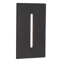 SL9519.408.01 Встраиваемый уличный светильник ST-Luce черный LED 1*3W 3000K SLIM SL9519.408.01 Встраиваемый уличный светильник ST-Luce черный LED 1*3W 3000K SLIM