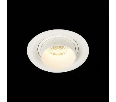 ST701.538.12 Св-к встр. Zoom Белый LED 1*12W 3000K 960Lm Ra90 15°-60° IP20 D115xH95 170-240V Встраиваемые светильники