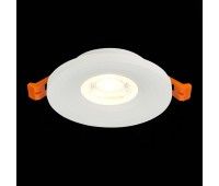 ST205.508.01 Св-к встр. Белый GU10 1*50W  D95xH27 220V Без ламп Встраиваемые светильники