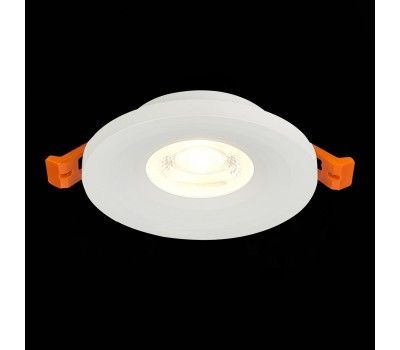 ST205.508.01 Св-к встр. Белый GU10 1*50W  D95xH27 220V Без ламп Встраиваемые светильники