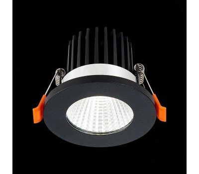 ST704.438.10 Св-к встр. Черный LED 1*10W 3000K 900Lm Ra>90 38° IP20 D80xH60 170-240V Встраиваемые светильники ST704.438.10 Св-к встр. Черный LED 1*10W 3000K 900Lm Ra>90 38° IP20 D80xH60 170-240V Встраиваемые светильники