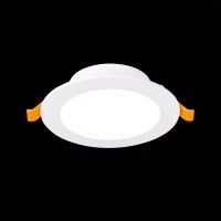 ST210.538.08 Св-к встр. Белый LED 1*8W 3000K 640Lm Ra80 110° IP20 D120xH30 220-240V Встраиваемые светильники