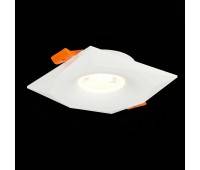 ST203.508.01 Св-к встр. Белый GU10 1*50W  L95xW95xH25 220V Без ламп Встраиваемые светильники