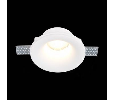 ST254.318.01 Св-к встр. из гипса Белый GU10 1*50W  IP20 D120xH50 180-240V Без ламп Встраиваемые светильники