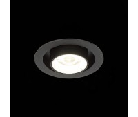 ST702.438.12 Св-к встр. Черный LED 1*12W 3000K 900Lm Ra80 24° IP20 D90xH92 180-240V Встраиваемые светильники ST702.438.12 Св-к встр. Черный LED 1*12W 3000K 900Lm Ra80 24° IP20 D90xH92 180-240V Встраиваемые светильники