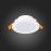 ST212.508.05 Св-к встр. Белый LED 1*5W 3000K/4000K/6000K 375Lm Ra80 110° IP20 D92xH30 220-240V Встраиваемые светильники