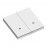 Выключатель двухклавишный Zigbee White