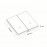 Выключатель двухклавишный Zigbee White