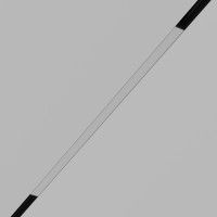 Светодиодный светильник (стеновой) для магнитной системы Ledron Sagi line 1010 Black 3000K
