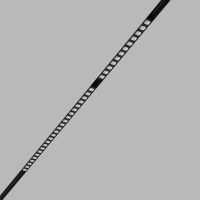 Светодиодный светильник для магнитной системы Ledron Sagi style 290 Black-White 3000K