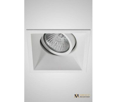 Поворотный встраиваемый точечный светильник AM Group AM168 WH