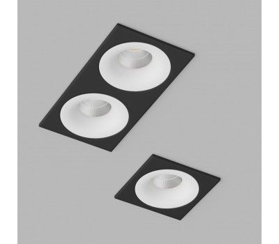 Встраиваемый светодиодный светильник Ledron LOFT SQ TRIAC Black-White