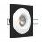 Встраиваемый светильник под сменную лампу Ledron AO1501001 SQ Black-White