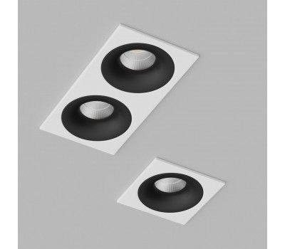 Встраиваемый светодиодный светильник Ledron LOFT SQ2 White-Black
