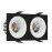 Встраиваемый светодиодный светильник Ledron LOFT SQ2 Black-White