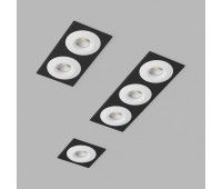 Встраиваемый светильник под сменную лампу Ledron AO1501001 SQ3 Black-White