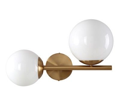 Бра Crystal Lux FELIZ AP2 BRONZE/WHITE