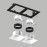 Комплект со светильником Domino Lightstar D5270606BMOD