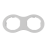 Рамка для точечного светильника Domino Lightstar 214626