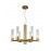 Люстра Crystal Lux OTONO SP6+1 BRASS/TRANSPARENTE