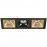 Комплект из светильников и рамки DOMINO Domino Lightstar D537030703