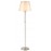 Торшер Crystal Lux NICOLAS PT1 NICKEL/WHITE