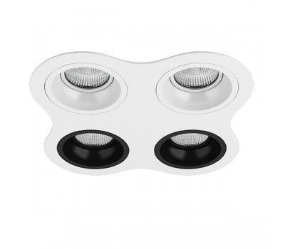 Комплект из светильников и рамки DOMINO Domino Lightstar D64606060707