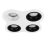 Комплект из светильников и рамки DOMINO Domino Lightstar D64606070707
