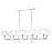 Люстры Crystal Lux MAESTRO SP-PL10 L1100 CHROME