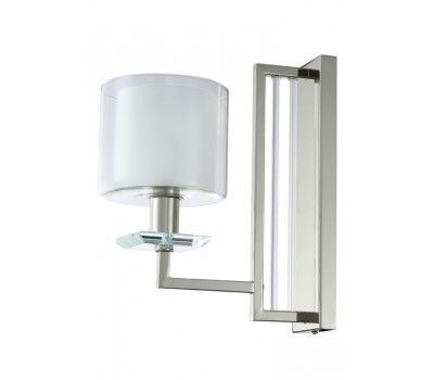 Бра Crystal Lux NICOLAS AP1 NICKEL/WHITE