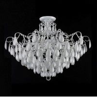 Светильник потолочный Crystal Lux SEVILIA PL9 SILVER