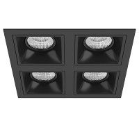 Комплект из светильников и рамки DOMINO Domino Lightstar D54707070707