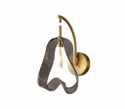 Бра Kink Light Авиора 07802,36(16) латунь/серый