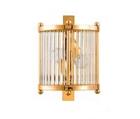 Бра Crystal Lux TADEO AP2 GOLD/TRANSPARENTE