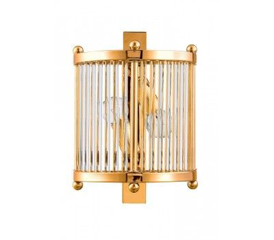 Бра Crystal Lux TADEO AP2 GOLD/TRANSPARENTE