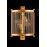 Бра Crystal Lux TADEO AP2 GOLD/TRANSPARENTE
