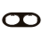 Рамка для точечного светильника Domino Lightstar 214657
